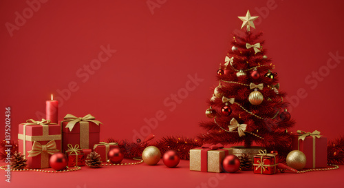 Christmas Red Background