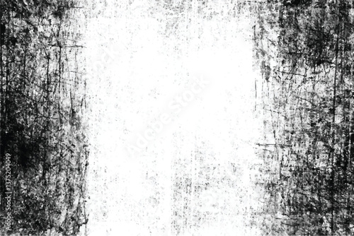 Wallpaper Mural Black and white grungy abstract background. Grungy frame. Vertical vector illustration
 Torontodigital.ca