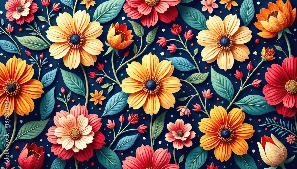 Intricate floral design, repeating seamlessly , line, art Intricate floral design, repeating seamlessly , line, art