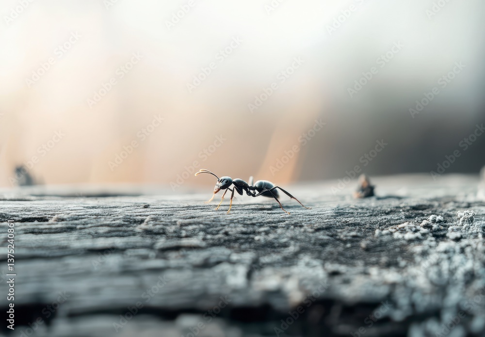 Fototapeta premium ant on the ground