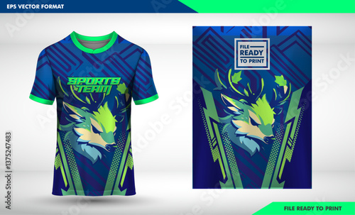 Kids clothing t-shirt design with a print on the front featuring a model in a casual pose, perfect for advertisements and fashion templates