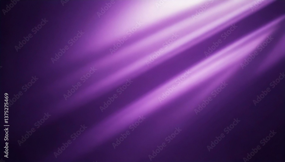 Fototapeta premium Abstract purple blurred background with a gradient light rays and shadows.