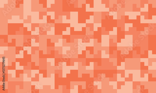 This vector wallpaper showcases scattered orange squares, forming an eye-catching geometric pattern that enhances digital screens, presentations, and contemporary graphic design compositions.

