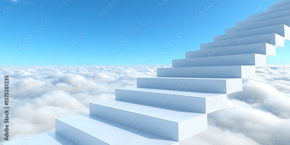 Fototapeta premium Stairway to Heaven Cloudscape