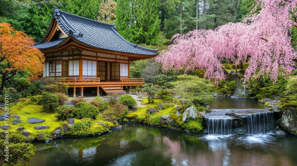 A traditional Japanese roof with a unique tile design and slanted eaves, offering clean space above for copy or logo. A traditional Japanese roof with a unique tile design and slanted eaves, offering clean space above for copy or logo.
