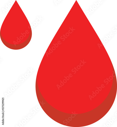 blood drop simple icon
