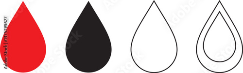 blood drop icon sheet