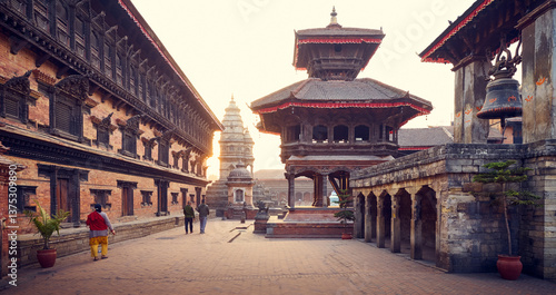Durbar Square in Bhaktapur city, Nepal