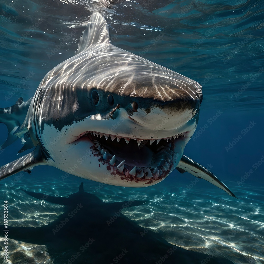 Obraz premium shark in the sea