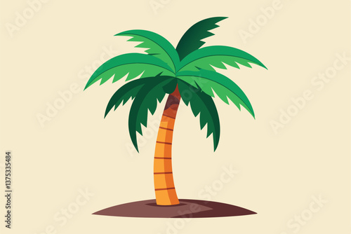 palm tree vector illustration design .