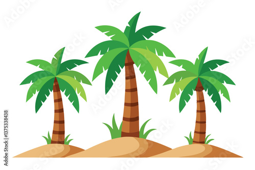 palm tree vector illustration design .