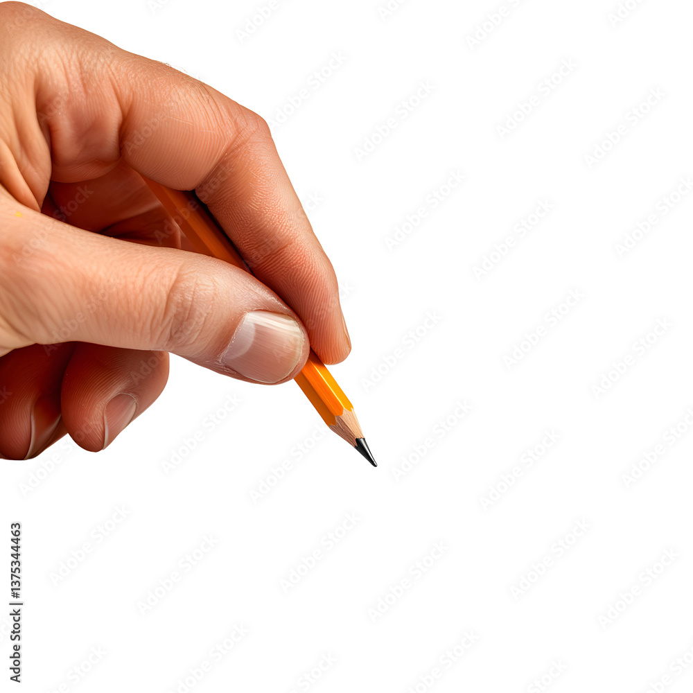 hand with pencil hand with pencil