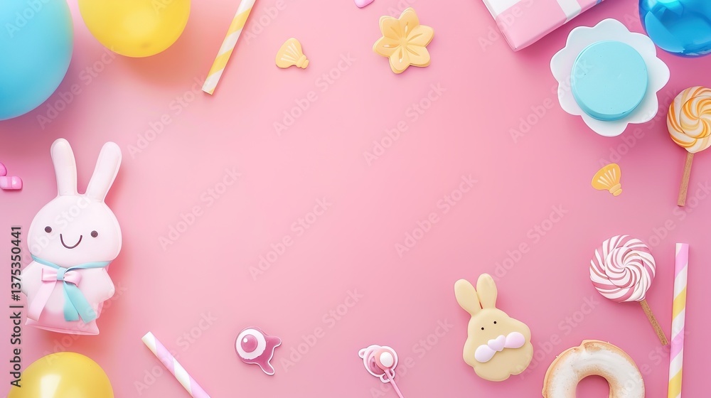 Children's Day Sweet Background: Using Sweetness as a Brush to Paint a Colorful and Happy Childhood for Children Children's Day Sweet Background: Using Sweetness as a Brush to Paint a Colorful and Happy Childhood for Children