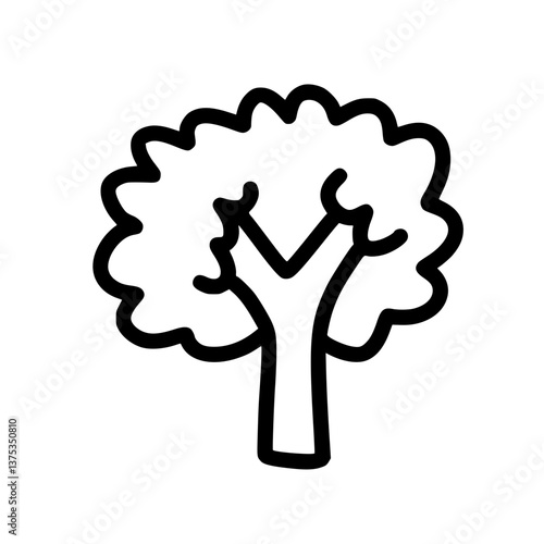 Tree handdrawn icon