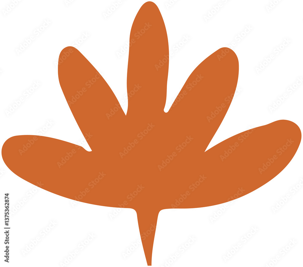 Leaf Symbol Vector Icon Leaf Symbol Vector Icon
