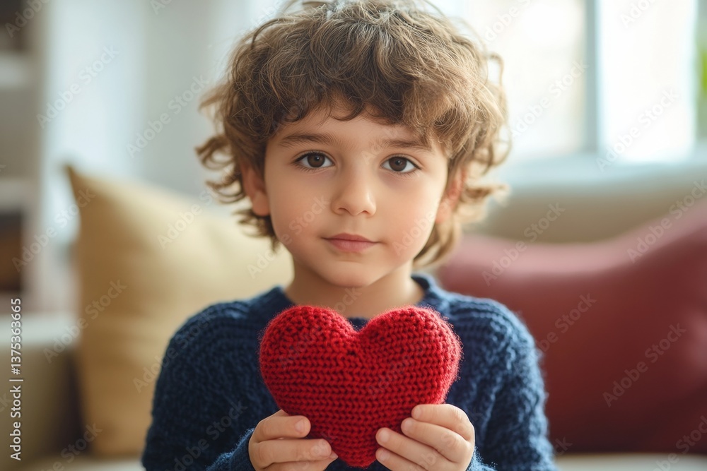 Serious face cute middle eastern child boy with knitted heart in hands. Valentine's day greeting and funny gift. Valentine’s family moment. Playful baby with love theme. Cute child with hear. Serious face cute middle eastern child boy with knitted heart in hands. Valentine's day greeting and funny gift. Valentine’s family moment. Playful baby with love theme. Cute child with hear.