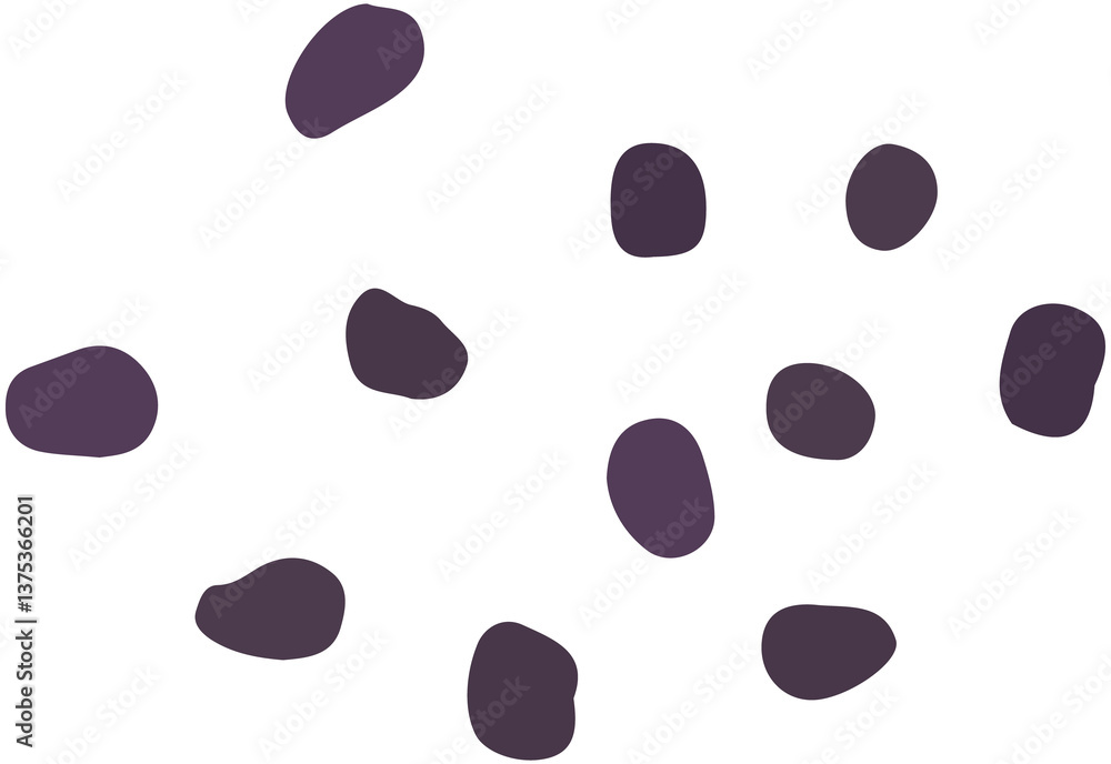 Fototapeta premium Abstract Doodle Dots Icon