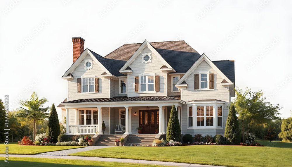 American classic home and house design , with white tonespng American classic home and house design , with white tonespng