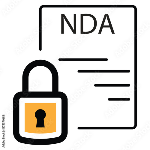 confidentiality icon. vector illustration
