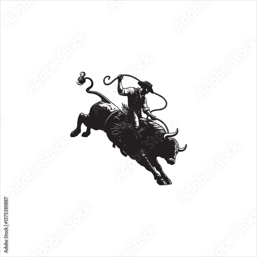 Fearless Rider Conquers a Raging Bull Arena