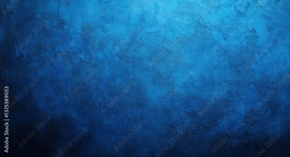 Obraz premium Abstract Textured Blue Background Grunge Vintage Dark Paper Aged Textured Wall Art