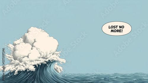 Raging Wave with Text: The ...