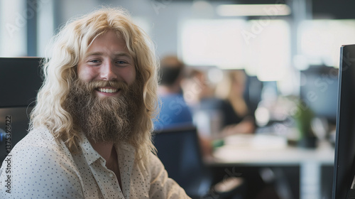 Smiling in Office: A portra...