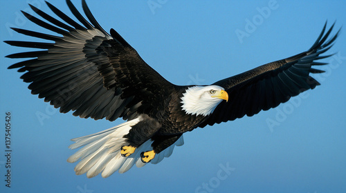 bald eagle in flight
