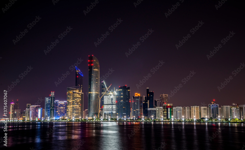 Fototapeta premium night, city lights