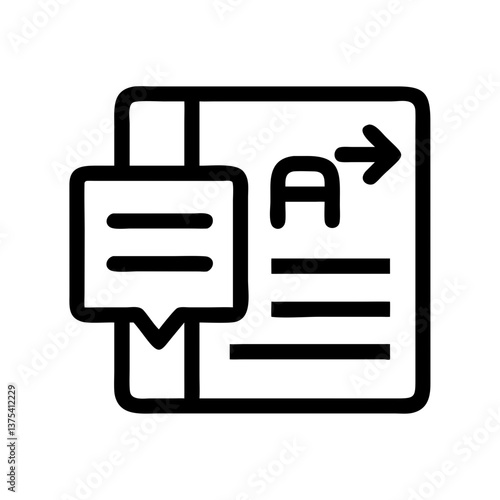 Annotation tools icon for eBook creation and editing  