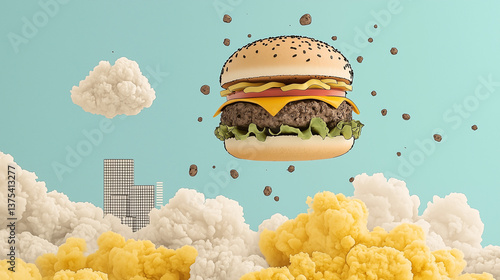 A Heavenly Burger: A mouthw...