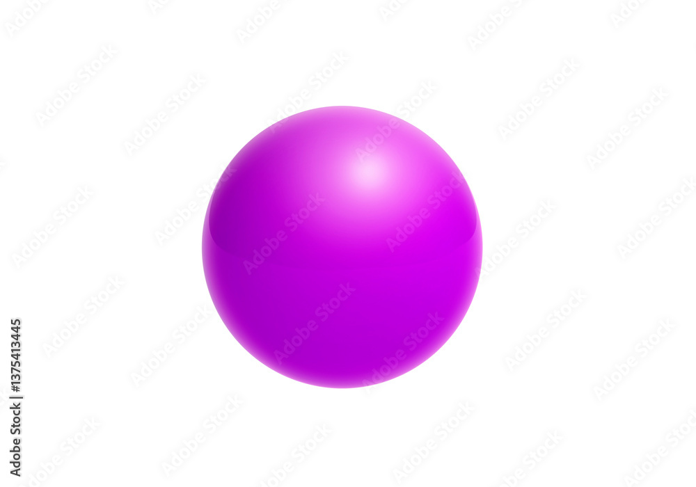 Purple sphere, transparent background Purple sphere, transparent background