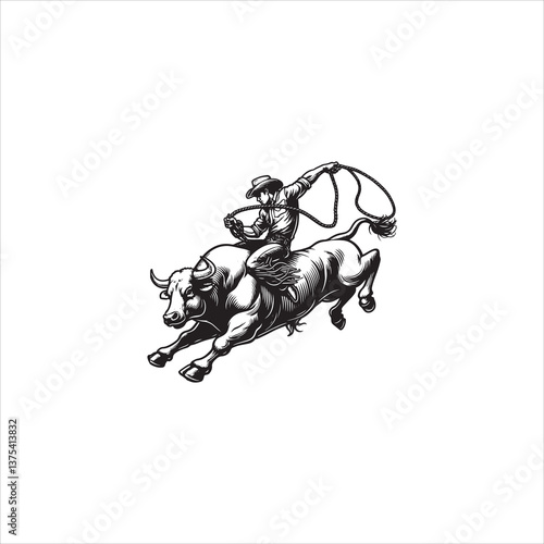 Fearless Rider Conquers a Raging Bull Arena