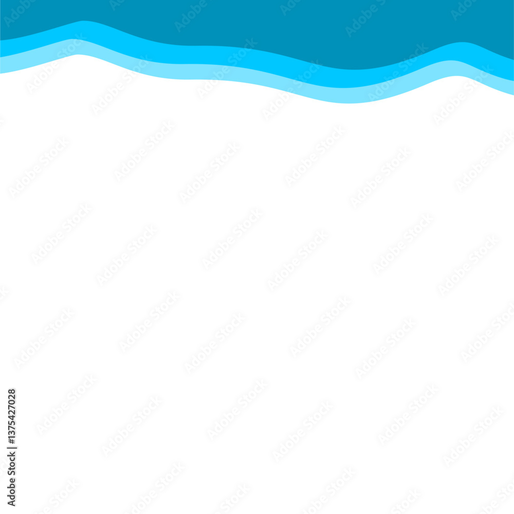 Abstract Blue Top Border Page Abstract Blue Top Border Page