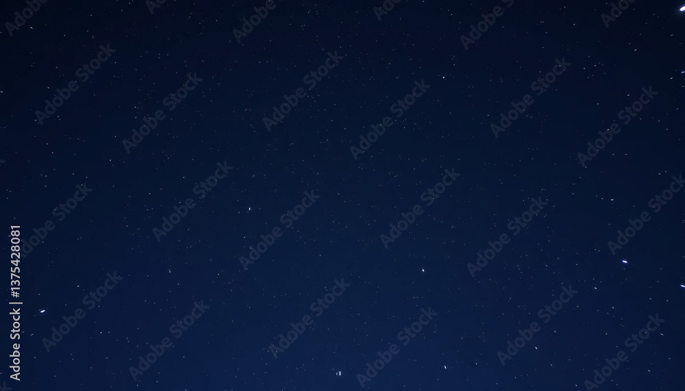 Fototapeta premium Night Sky with Stars Background – Cosmic Starry Space for Design and Illustration