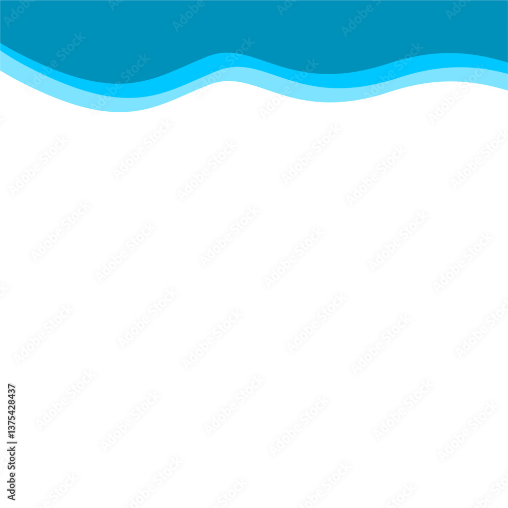 Abstract Blue Top Border Page Abstract Blue Top Border Page
