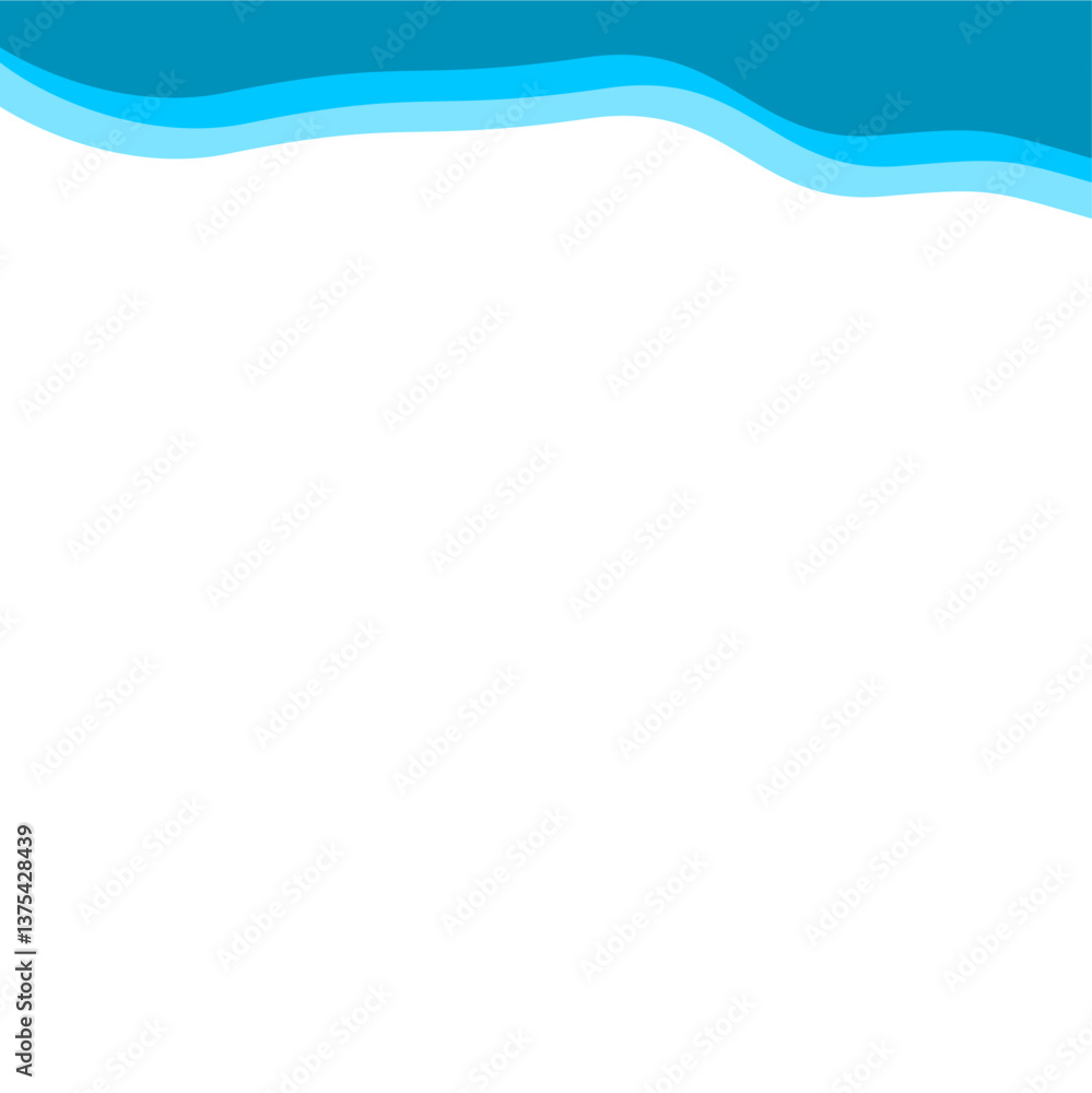 Abstract Blue Top Border Page Abstract Blue Top Border Page