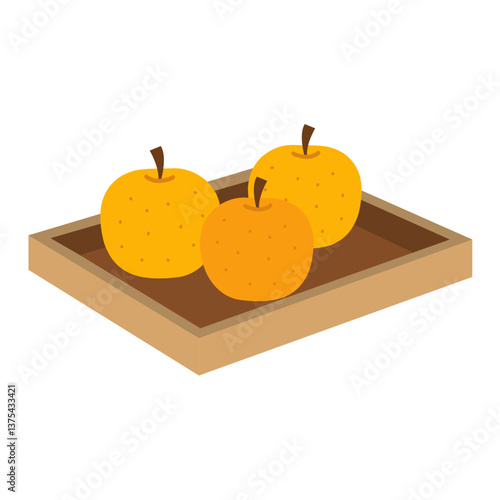 과일 배 벡터 일러스트