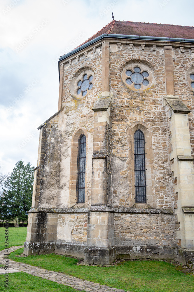 Fototapeta premium Cârța Fortified Monastery Detail