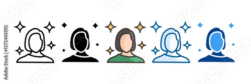 Manager Icon Set Multiple Style Collection