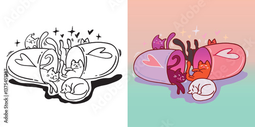 Pet lover illustration. Hand drawn doodle lettering quote. Lettering for t-shirt design, mug print, bag print, clothes fashion. 100% hand drawn vector image.