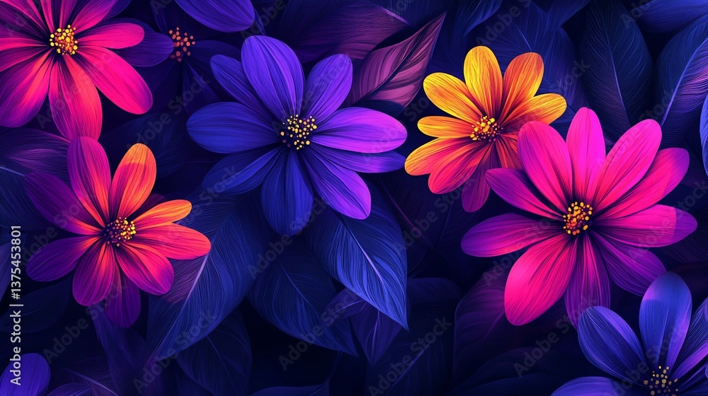 Vibrant Floral Still Life suitable for professional presentation Vibrant Floral Still Life suitable for professional presentation