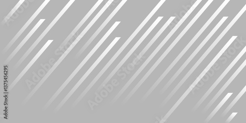 Light Silver, Gray vector pattern with narrow lines. Decorative shining illustration with lines on abstract template. Best design for your ad, poster, banner.
