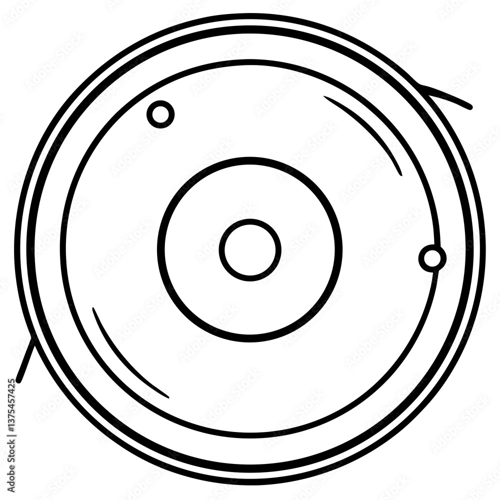 a minimalist illustration of a record disc. Simple yet elegant design, perfect for various uses. a minimalist illustration of a record disc. Simple yet elegant design, perfect for various uses.