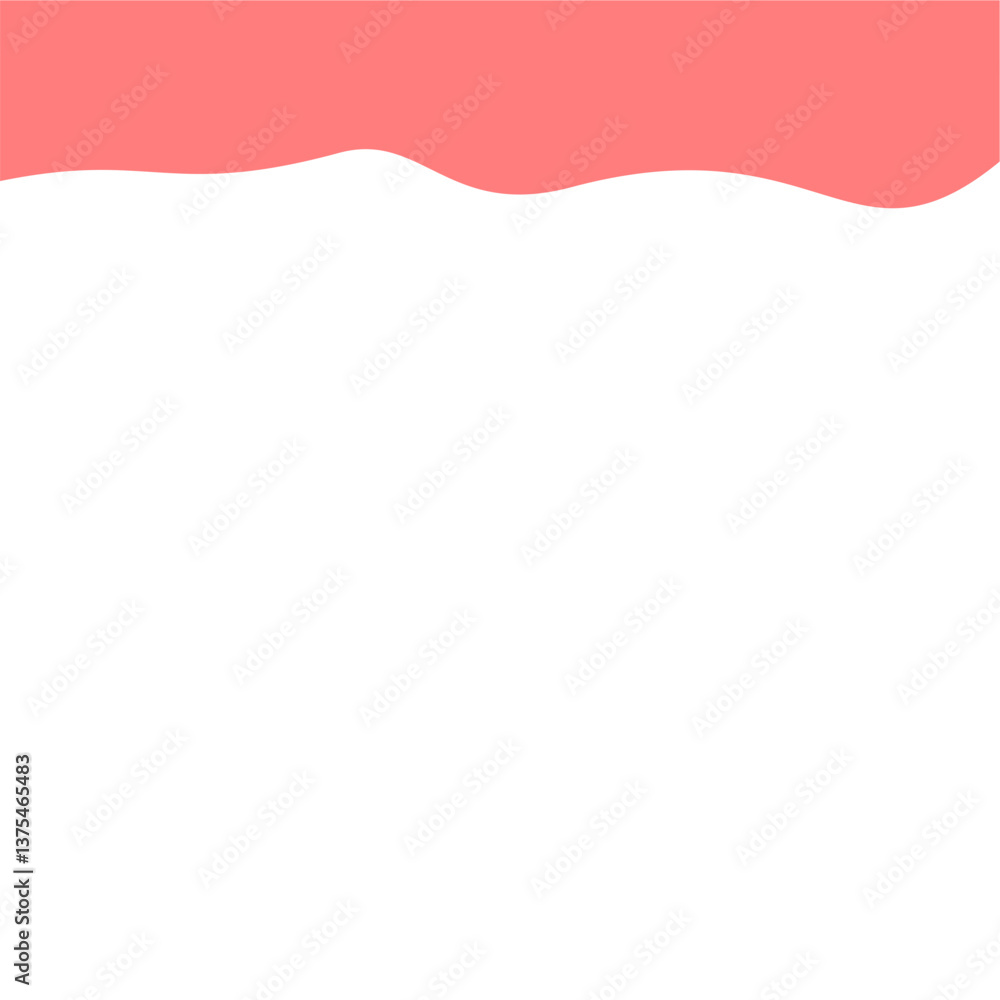 Obraz premium Abstract Pink Top Border Page