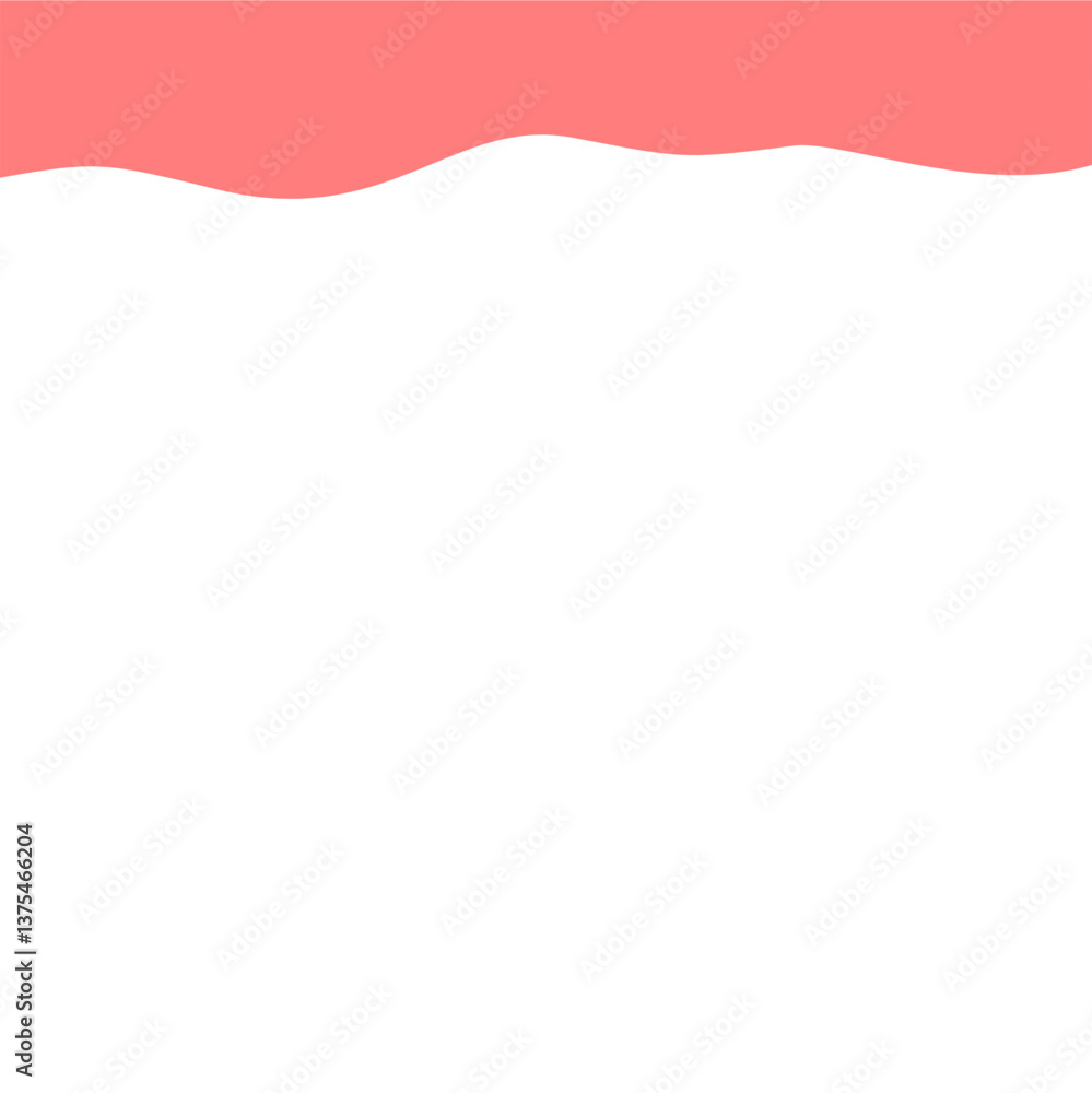 Fototapeta premium Abstract Pink Top Border Page