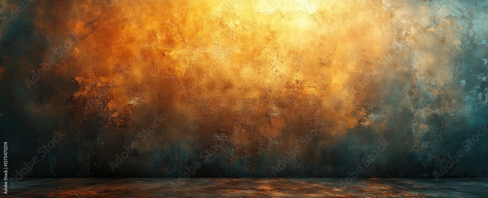 Obraz premium aged concrete grunge texture wallpaper background muted earthy tones abstract expressionism