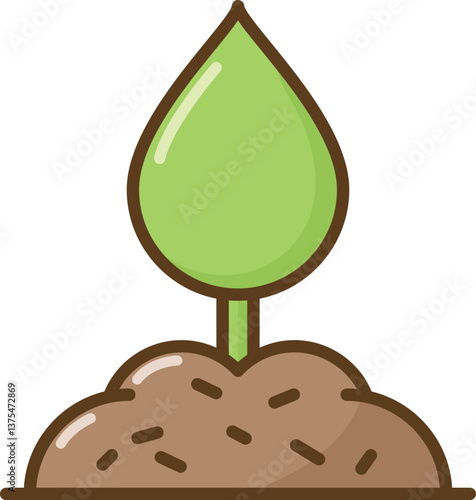 새싹이 돋아나는 모습