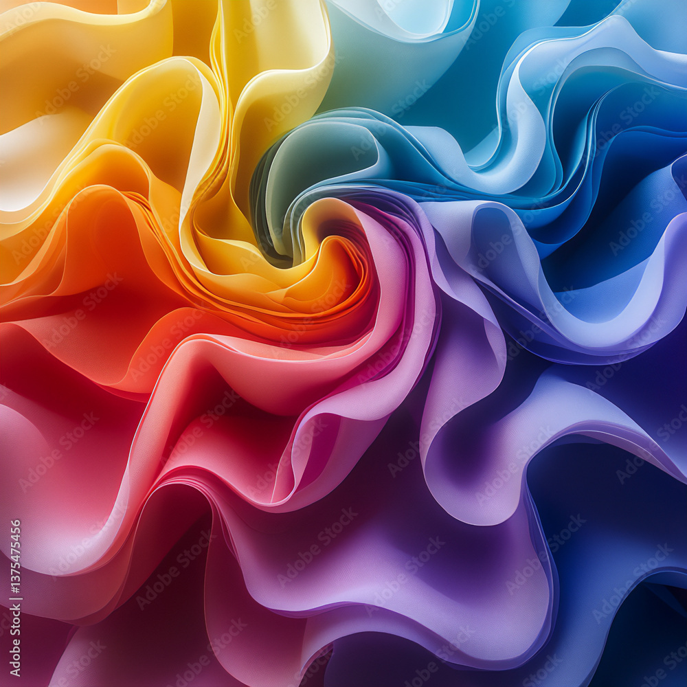 Obraz premium surreal spectrum gradients