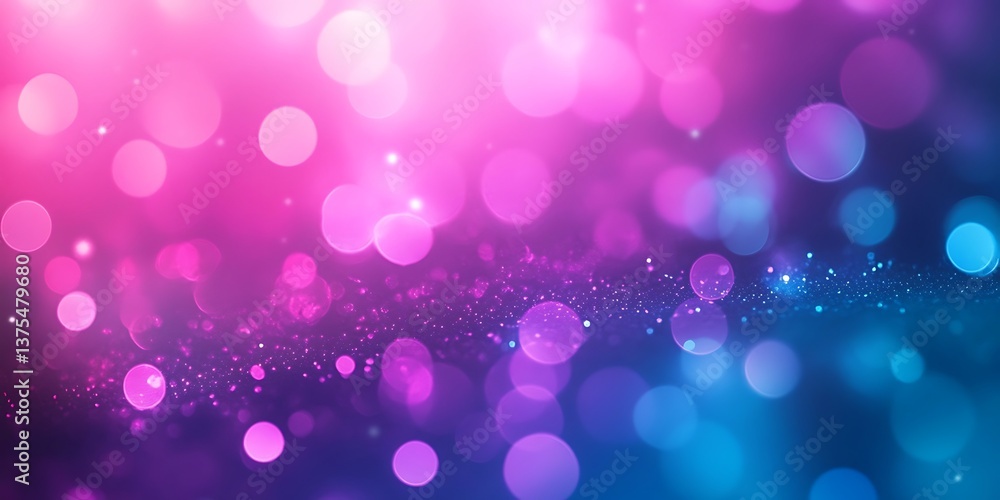 Obraz premium Completely Blurred Bold Magenta and Cyan Background for Abstract Designs, Modern Graphics, or Vibrant Aesthetics